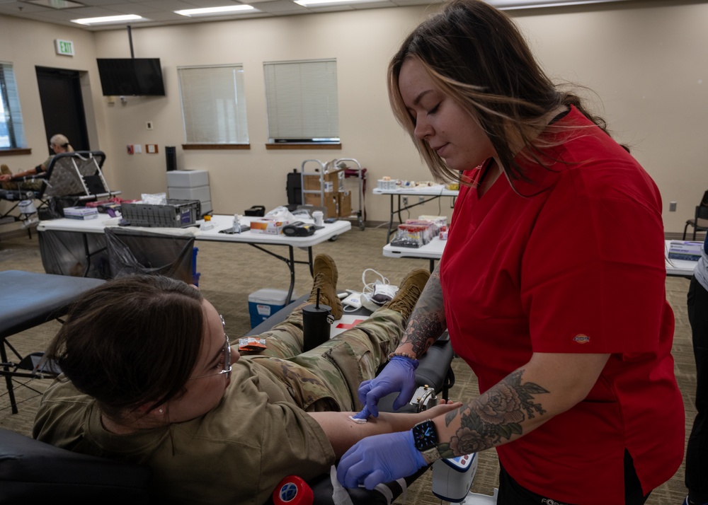 140th Wing Participates in American Red Cross Blood Drive