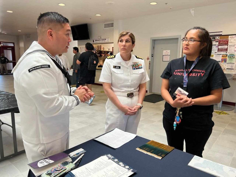 Navy Medicine inspires future medical professionals during first visit to Navajo Technical University