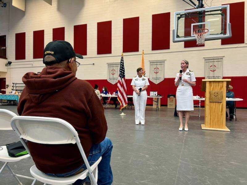 Navy Medicine inspires future medicals professionals during first visit to Navajo Technical University