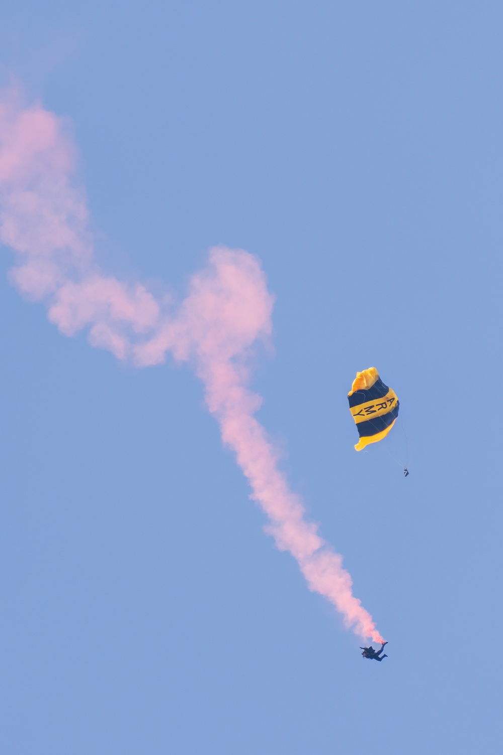 Army Golden Knights fly at Airshow London to celebrate 100 years of Royal Canadian Air Force