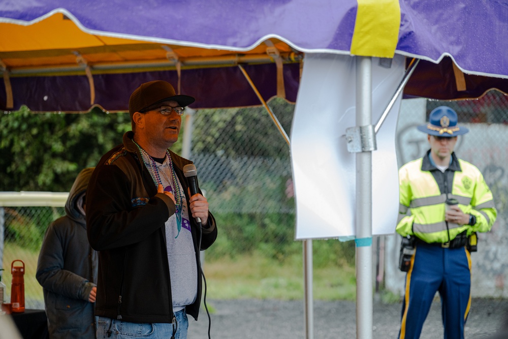 USCG participates in suicide awareness march