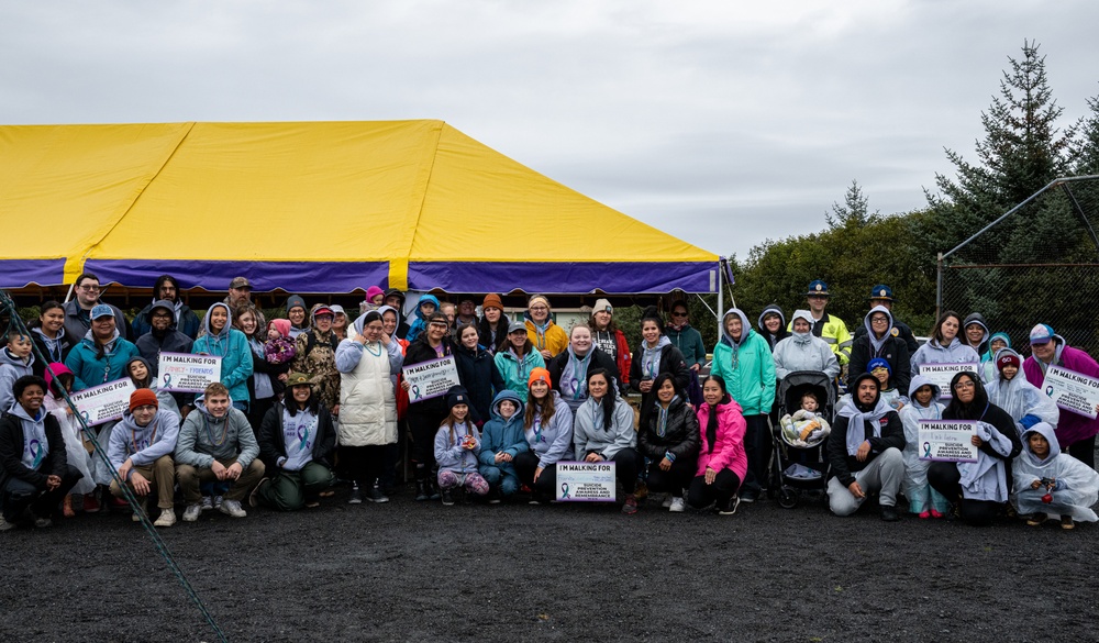 USCG participates in suicide awareness march