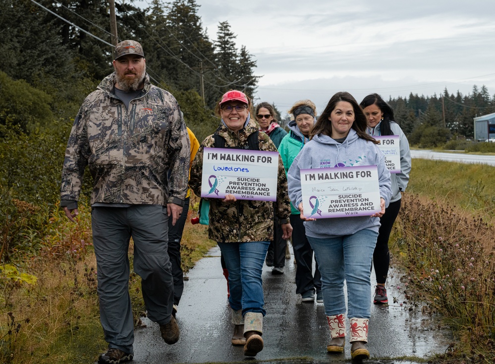 USCG participates in suicide awareness march