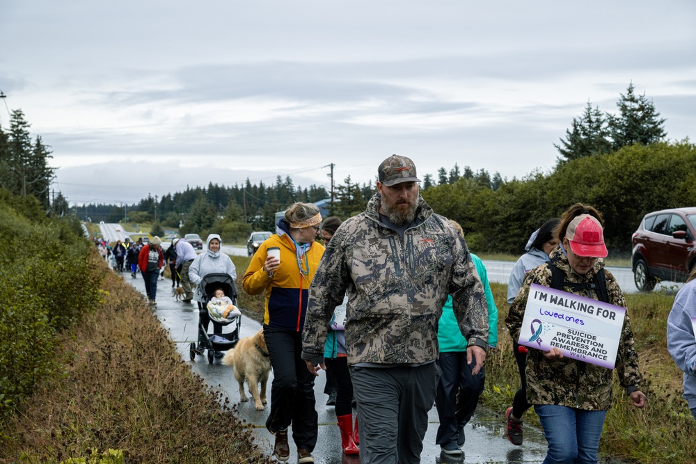 USCG participates in suicide awareness march