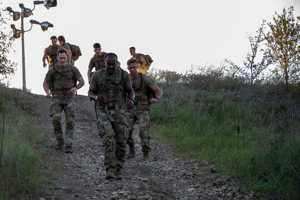 SERE selection ruck march