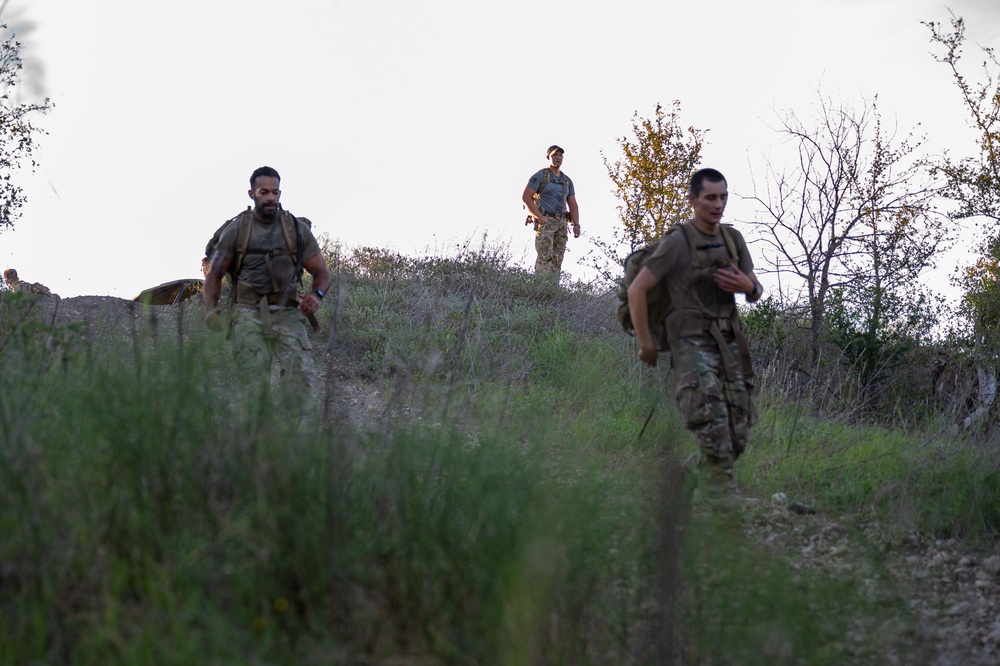 SERE selection ruck march
