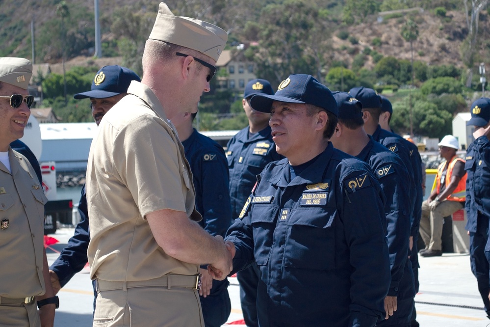 Peruvian Submarine BAP Pisagua Arrives for DESI 2024