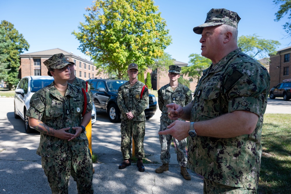 MCPON James Honea visits Naval Station Great Lakes and U.S. Navy Recruit Training Command