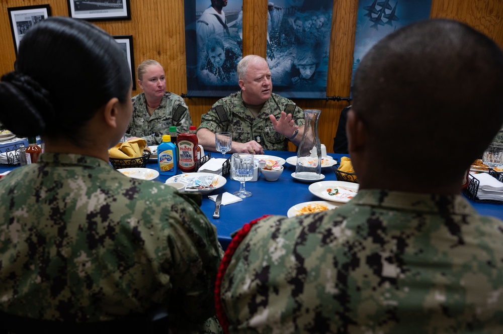 MCPON James Honea visits Naval Station Great Lakes and U.S. Navy Recruit Training Command