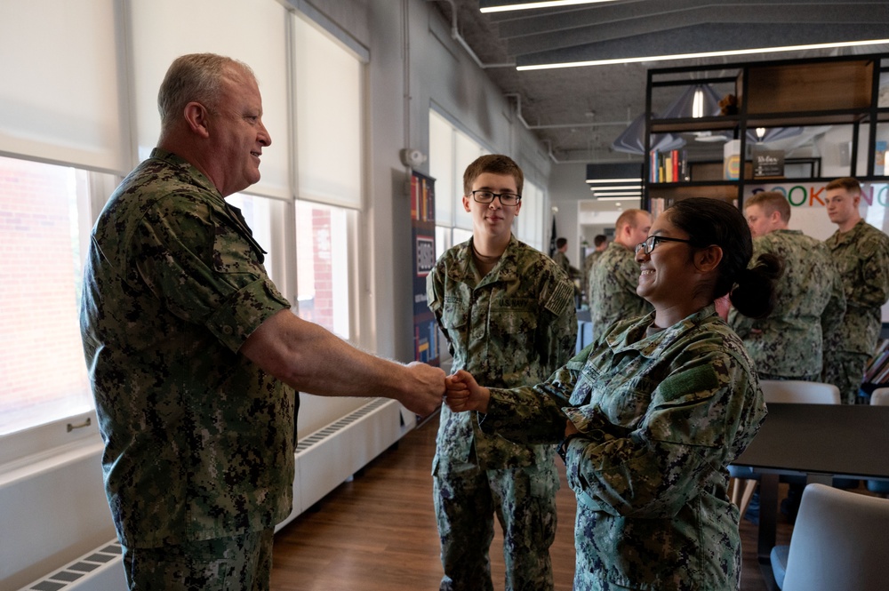 MCPON James Honea visits Naval Station Great Lakes and U.S. Navy Recruit Training Command