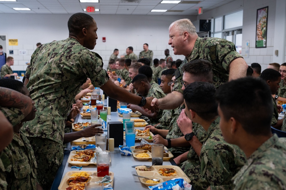 MCPON James Honea visits Naval Station Great Lakes and U.S. Navy Recruit Training Command