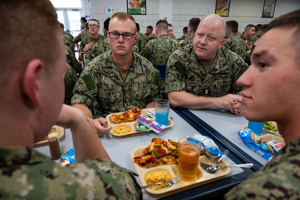 MCPON James Honea visits Naval Station Great Lakes and U.S. Navy Recruit Training Command