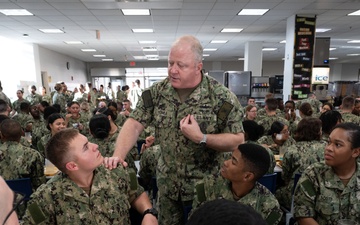 MCPON James Honea visits Naval Station Great Lakes and U.S. Navy Recruit Training Command