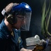 A Nimitz Sailor Grinds Metal