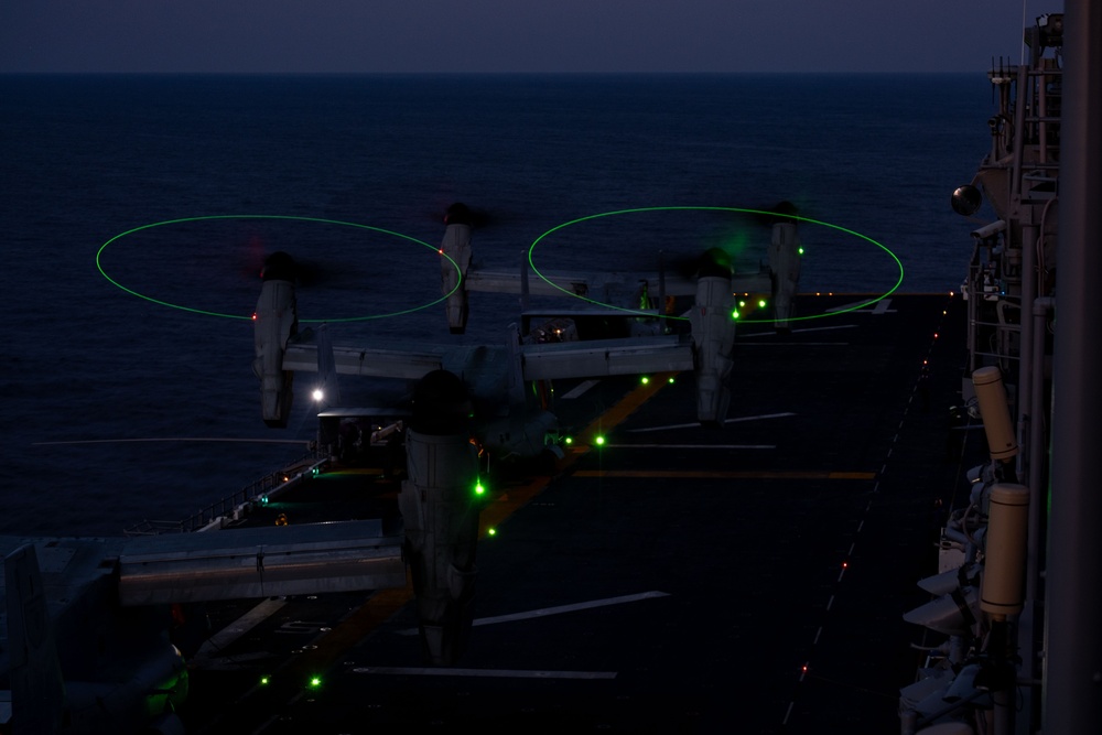 Boxer Conducts Flight Deck Operations