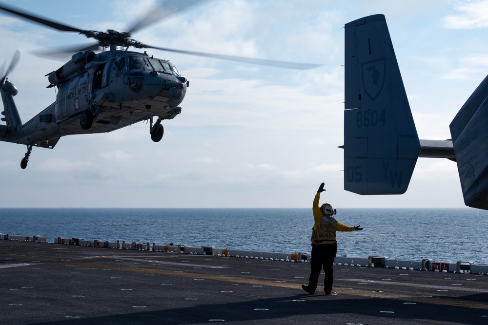 Boxer Conducts Flight Deck Operations