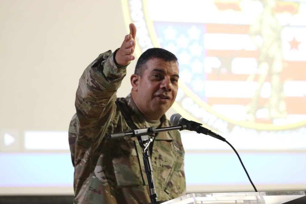 District of Columbia National Guardsmen participate in a suicide prevention event