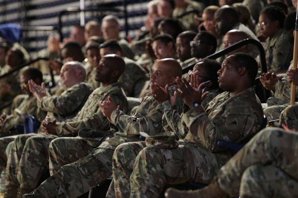 District of Columbia National Guardsmen participate in a suicide prevention event