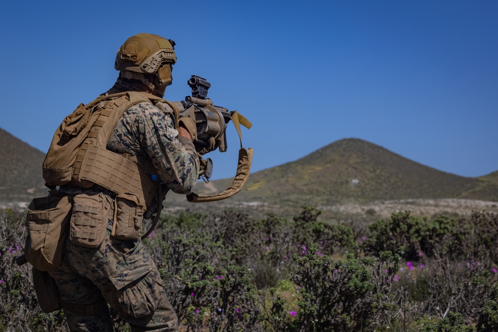 2nd Battalion., 7th Marine Regiment conducts squad attacks during Exercise UNITAS 2024