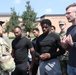 U.S. Army Brig. Gen. Leland L. Blanchard II, speaks with recruits joining the DCNG