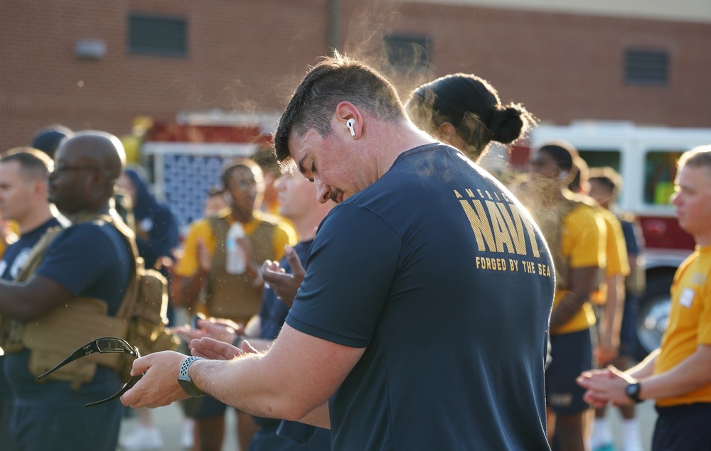 9/11 Stair Climb event onboard Cheatham Annex