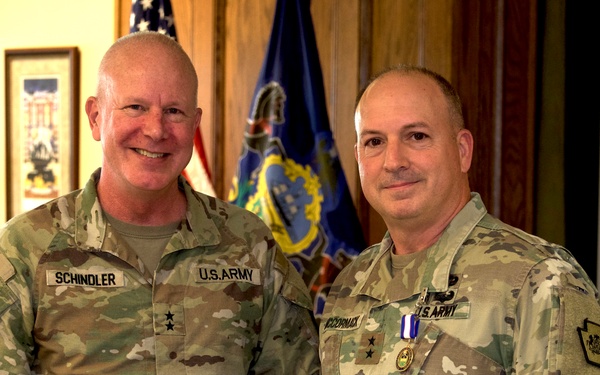 MG James G. McCormack retires
