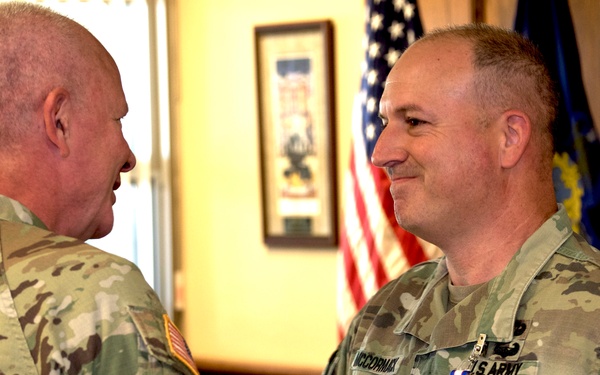 MG James G. McCormack retires