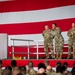 Photo of Georgia Air National Guard leadership holding all call for 116th Air Control Wing Airmen