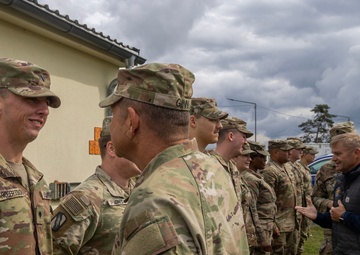 Maj. Gen. Bobby M. Ginn Jr. and delegation visit Task Force Thunder at GTA