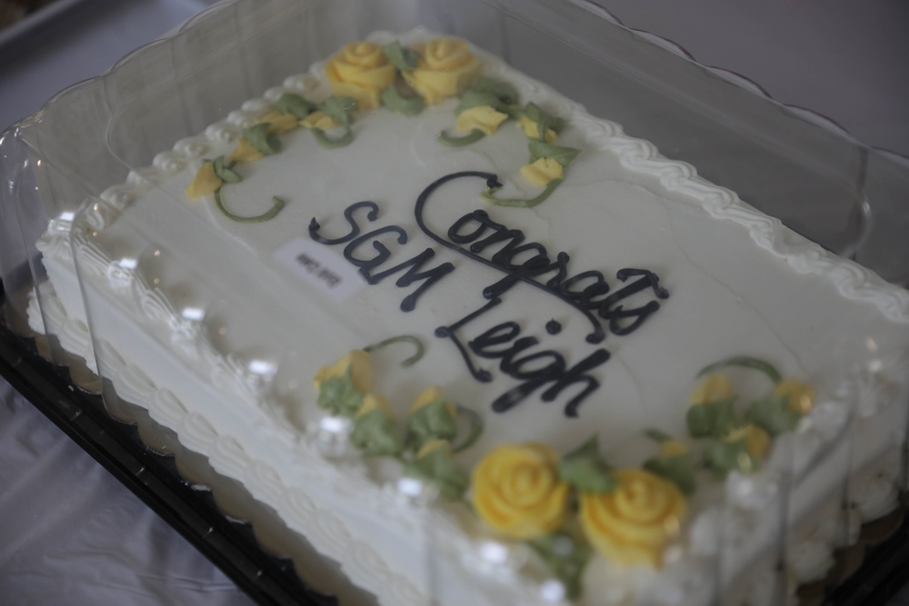 District of Columbia National Guard hosts ceremony for newly promoted Sergeant Major Marutina O. Leigh