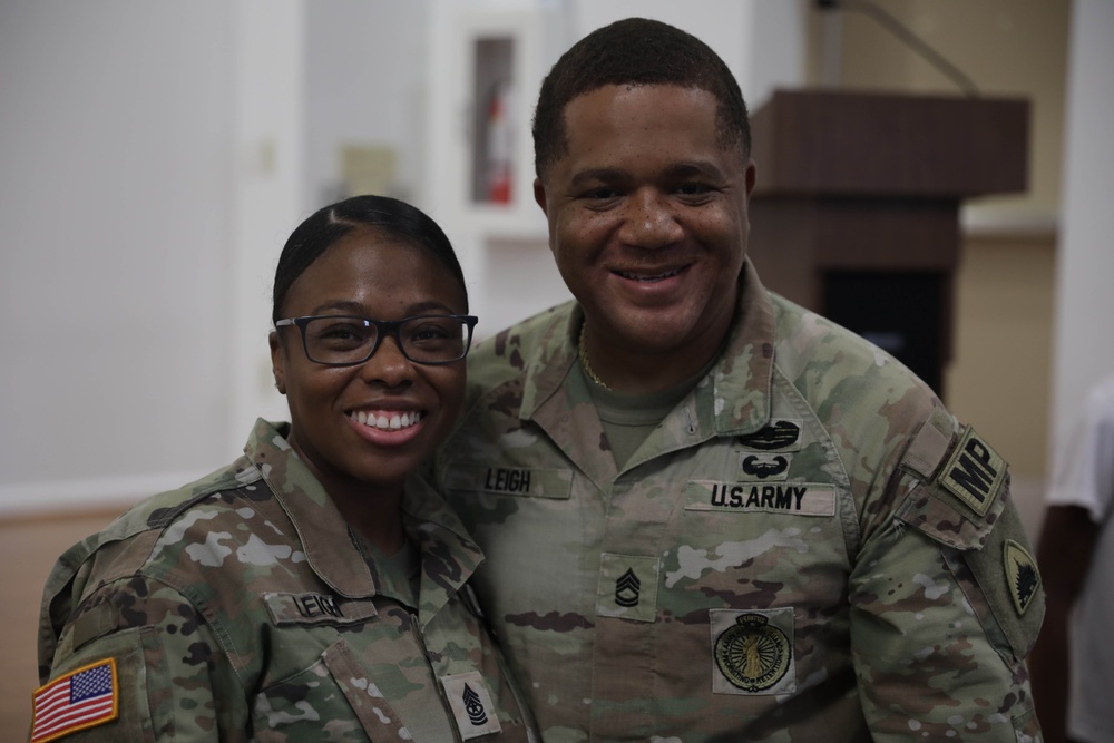 District of Columbia National Guard hosts ceremony for newly promoted Sergeant Major Marutina O. Leigh