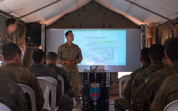 U.S. Marines learn survival techniques in harsh Brazilian climate