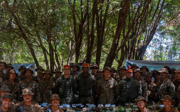 U.S. Marines learn survival techniques in harsh Brazilian climate