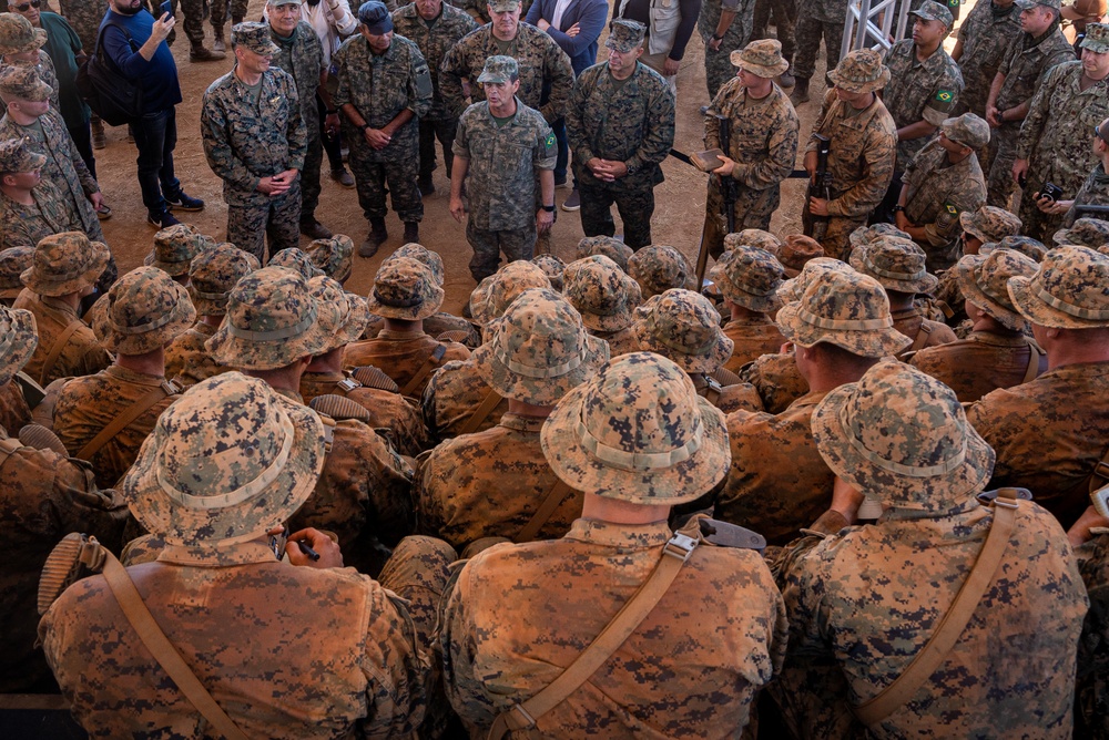 Marine Forces South commander visits Brazilian Marine Corps’ Exercise Formosa