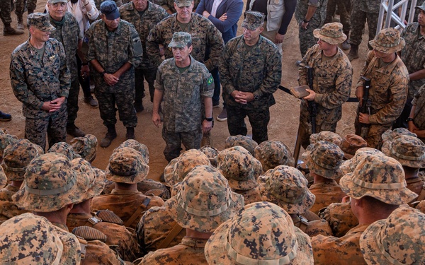 Marine Forces South commander visits Brazilian Marine Corps’ Exercise Formosa
