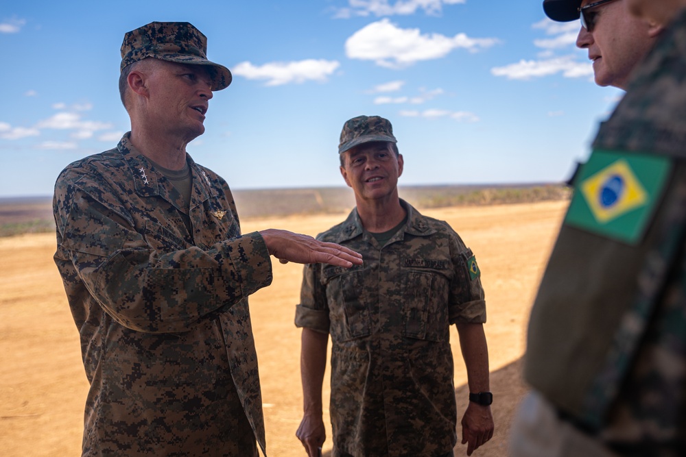 Marine Forces South commander visits Brazilian Marine Corps’ Exercise Formosa