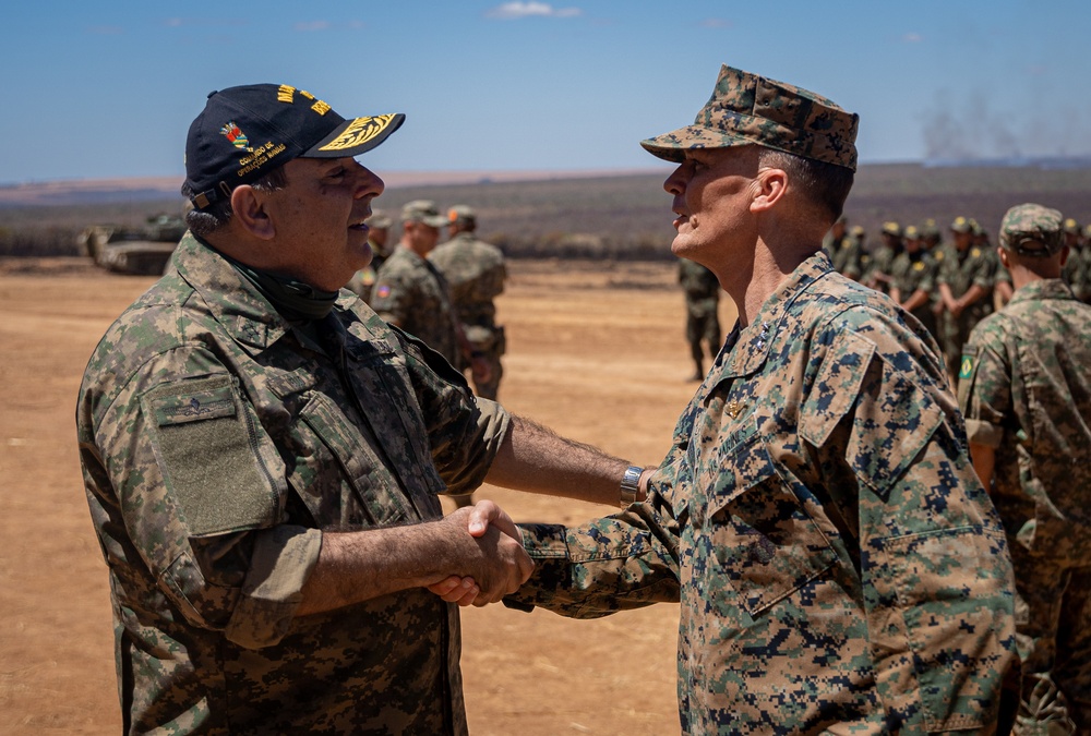 Marine Forces South commander visits Brazilian Marine Corps’ Exercise Formosa