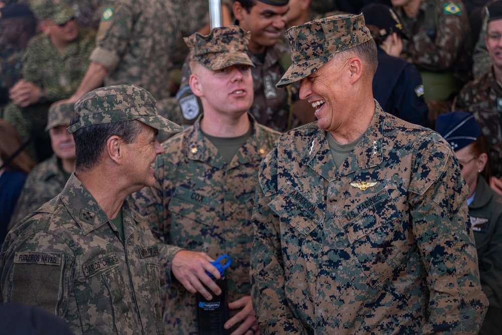 Marine Forces South commander visits Brazilian Marine Corps’ Exercise Formosa