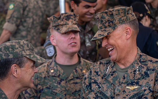Marine Forces South commander visits Brazilian Marine Corps’ Exercise Formosa