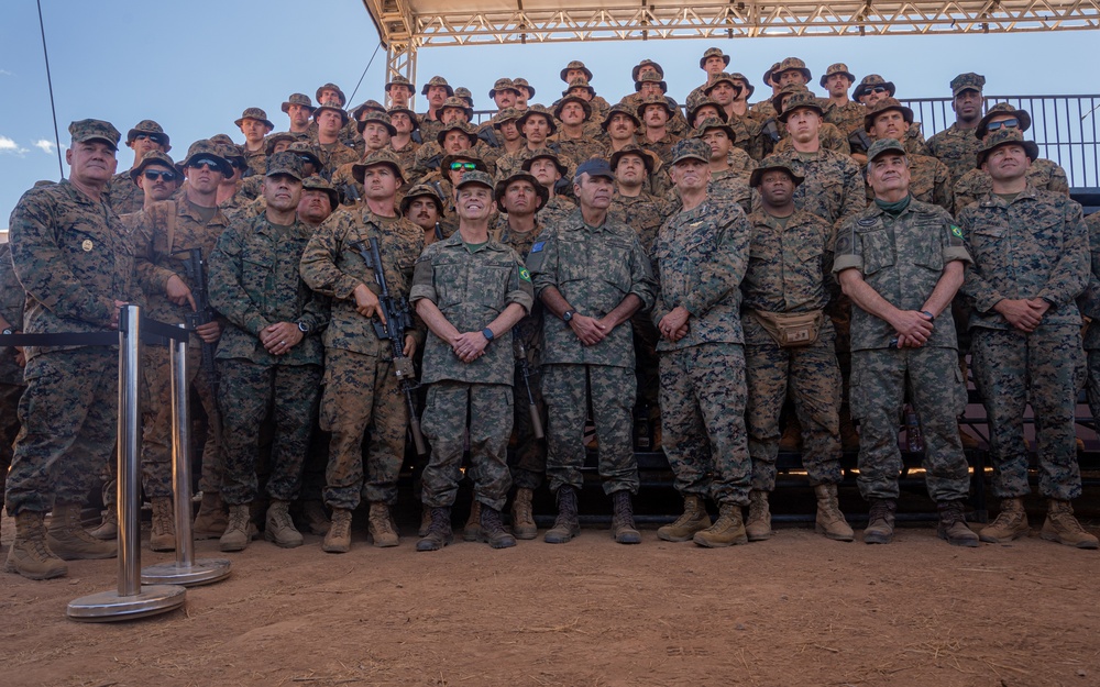 Marine Forces South commander visits Brazilian Marine Corps’ Exercise Formosa