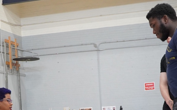 Resource fair at Huntington Hall Naval Berthing Facility