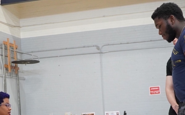 Resource fair at Huntington Hall Naval Berthing Facility