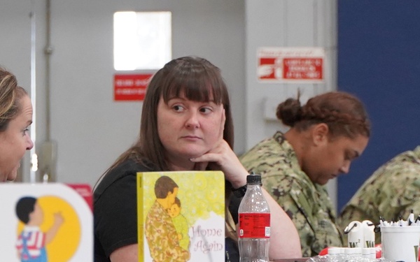 Resource fair at Huntington Hall Naval Berthing Facility