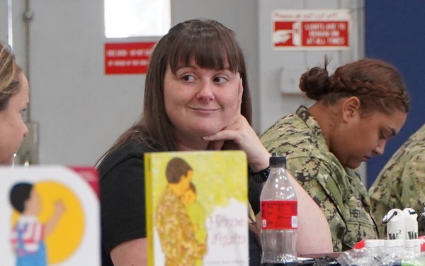 Resource fair at Huntington Hall Naval Berthing Facility