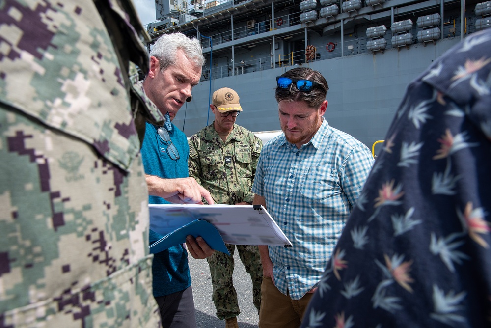 Assistant Secretary of Defense Brendan Owens Tours Guam