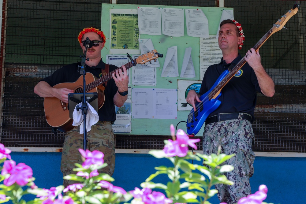 Pacific Partnership 2024-2 Band Performs at Gilman Elementary School in Yap, Federated States of Micronesia