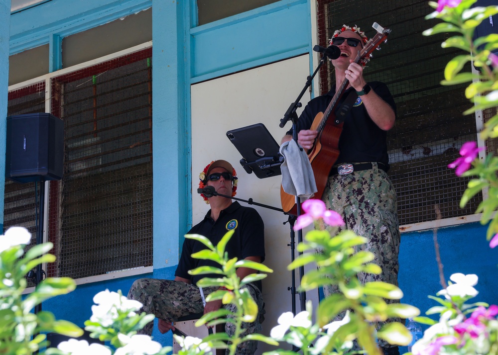 Pacific Partnership 2024-2 Band Performs at Gilman Elementary School in Yap, Federated States of Micronesia