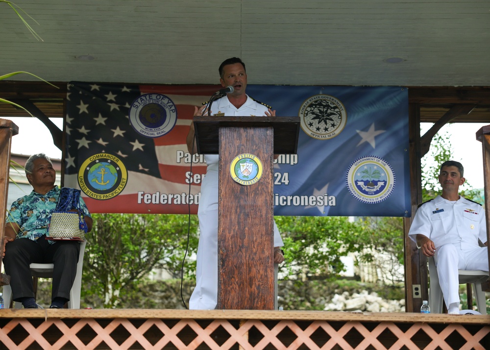 Pacific Partnership 2024-2 Yap, Federated States of Micronesia Closing Ceremony