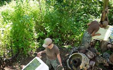 PP24-2 Assists with the Preservation of WWII Memorials in Yap, Federated States of Micronesia