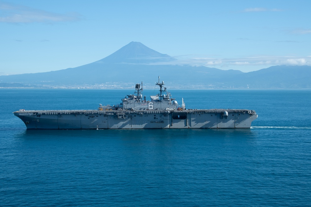 USS America (LHA 6) Transits Suraga Bay